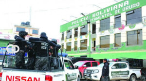 Comando de la Policía en Oruro. (APG)