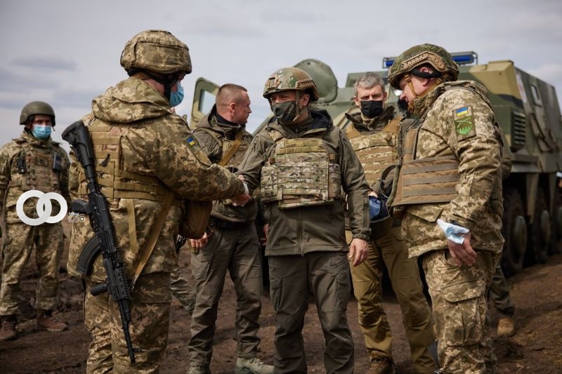 usia movilizó a 150.000 soldados en la frontera con Ucrania y en Crimea (Vasily MAXIMOV / AFP)