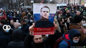 Protestas en Rusia por la libertad de Navalny