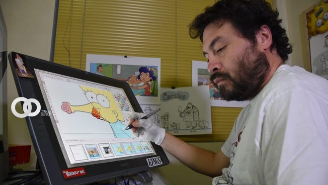Edwin Aguilar, ilustrador de Los Simpson, falleció el sábado 10 de abril de 2021 EE.UU./ Foto: USA Today