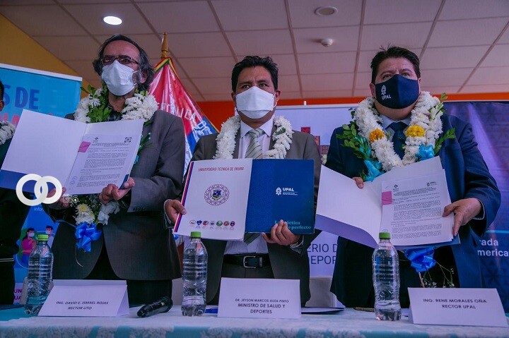 Universidad Privada Abierta Latinoamericana (UPAL) y Universidad Técnica de Oruro (UTO), se suman al Plan Piloto de Vacunación Masiva que ejecuta el Gobierno nacional. 