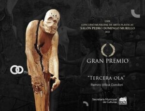 Escultura “Tercera Ola” es la ganadora en el Pedro Domingo Murillo