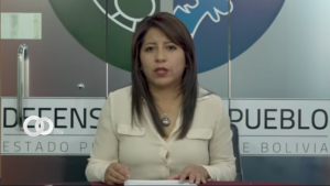 Nadia Cruz, Defensora del Pueblo Bolivia