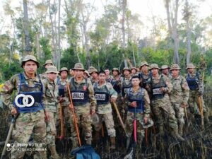 Efectivos navales mitigan Incendio en Beni