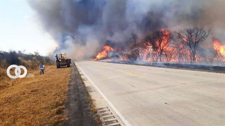 Llovizna alivió incendio en el municipio Carmen Rivero Torrez de Santa Cruz