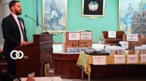 Ministerio de Gobierno presentó el equipo antidisturbios de Argentina y Ecuador