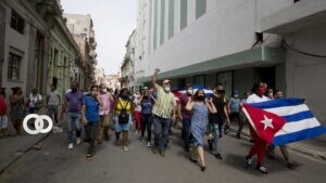 Protestas masivas de cubanos