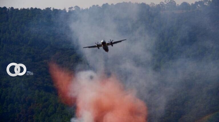 Incendio forestal en Francia