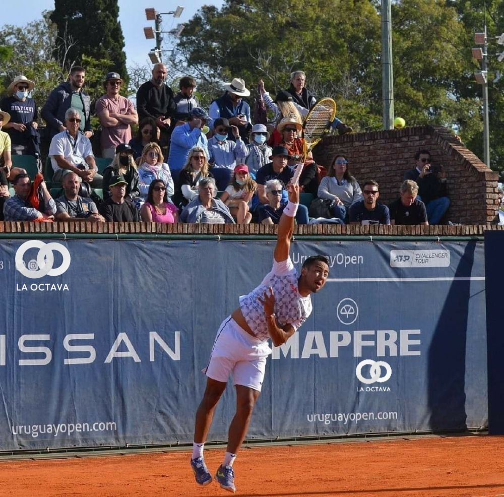 Hugo Dellien en el Uruguay Open