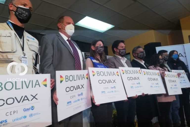 Bolivia recibio vacunas a traves del mecanismo Covax
