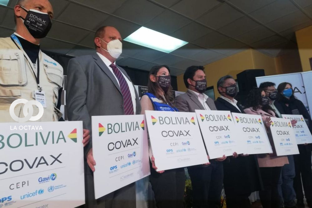 Bolivia recibio vacunas a traves del mecanismo Covax