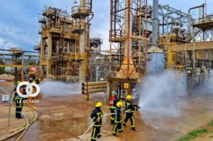 Plan de emergencia YPFB Refinación realiza simulacro