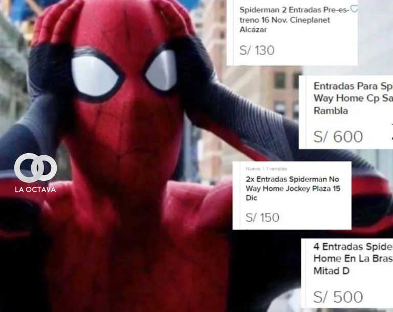 Revendedores de entradas del Hombre Araña son aprendidos