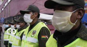 Policía Boliviana reporta que 40 efectivos se contagiaron con Covid-19