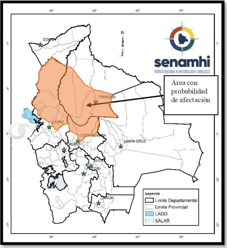 Senamhi reporta alerta Naranja en distintas regiones del país