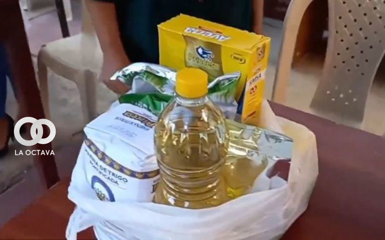 Tarija: personas con discapacidad acudieron a recoger sus paquetes alimentarios correspondientes del 2021