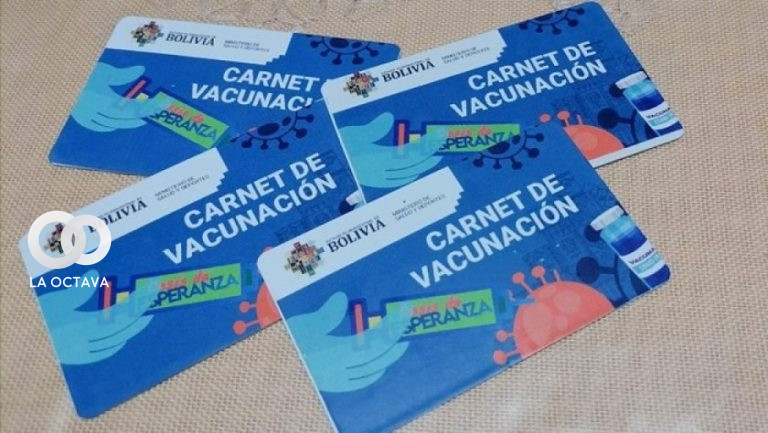 Carnet de vacunación que emite el Ministerio de Salud