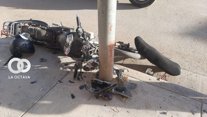Conductor de moto en coma tras sufrir accidente sin portar casco de seguridad