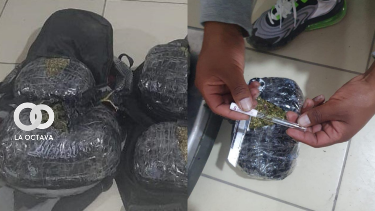 Oruro: efectivos antinarcóticos interceptaron a joven que pretendía vender droga en la terminal