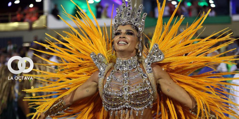 Bailarina del Carnaval de Brasil