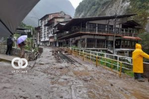 Inundacion en Machu Picchu