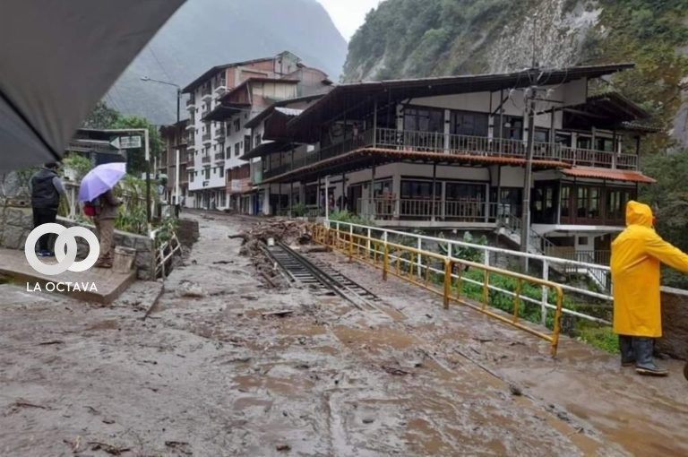 Inundacion en Machu Picchu