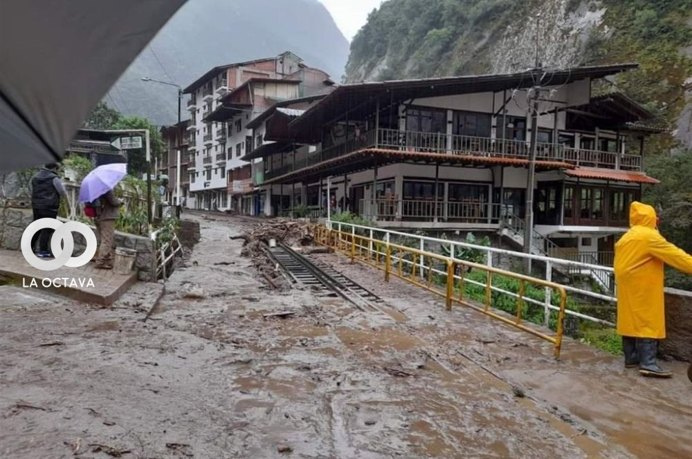 Inundacion en Machu Picchu