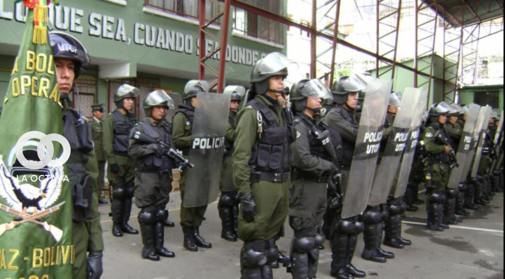 Equipamiento para la policía boliviana