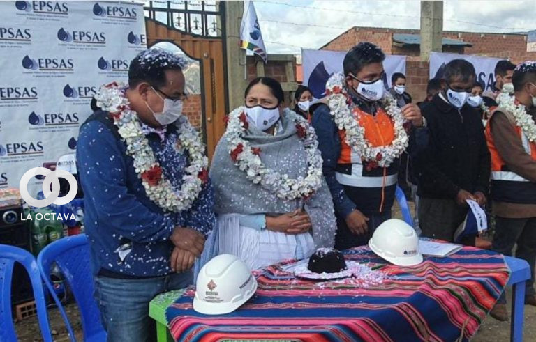 Urbanización Ebenecer ya cuenta con el sistema de agua potable a domicilio