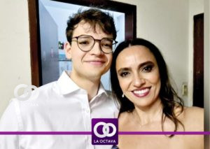 Mariela Aparicio, pianista y Andreas Siles, violinista. edición foto: Periodista La OctavaBo Sandy Copa
