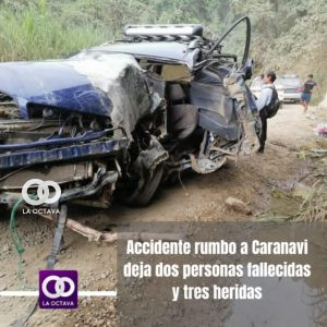 Accidente en Caranavi, edición foto: Periodista La OctavaBo Sandy Copa