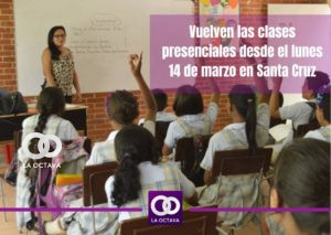 Clases en Santa Cruz, edición foto: Periodista La OctavaBo Sandy Copa