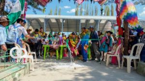 Senador Pedro Benjamin Vargas inauguro una plaza en Toropalca