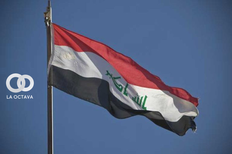 Bandera de Irak.