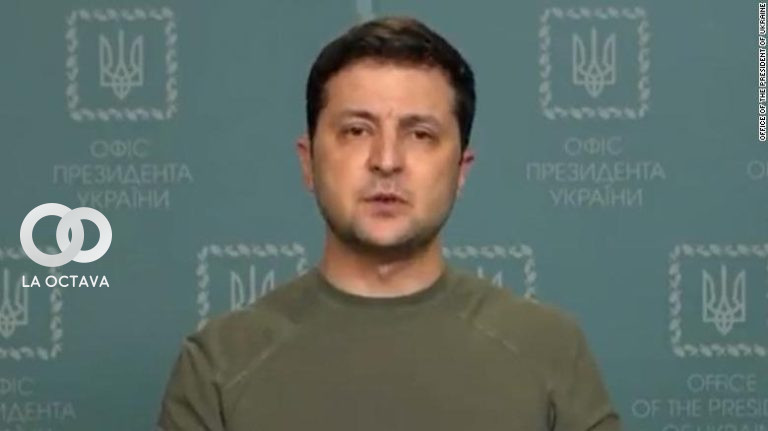 Zelensky destaca el heroísmo de su país