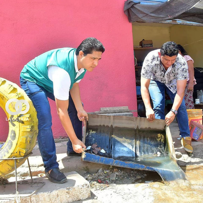 Riego de dengue en Santa Cruz