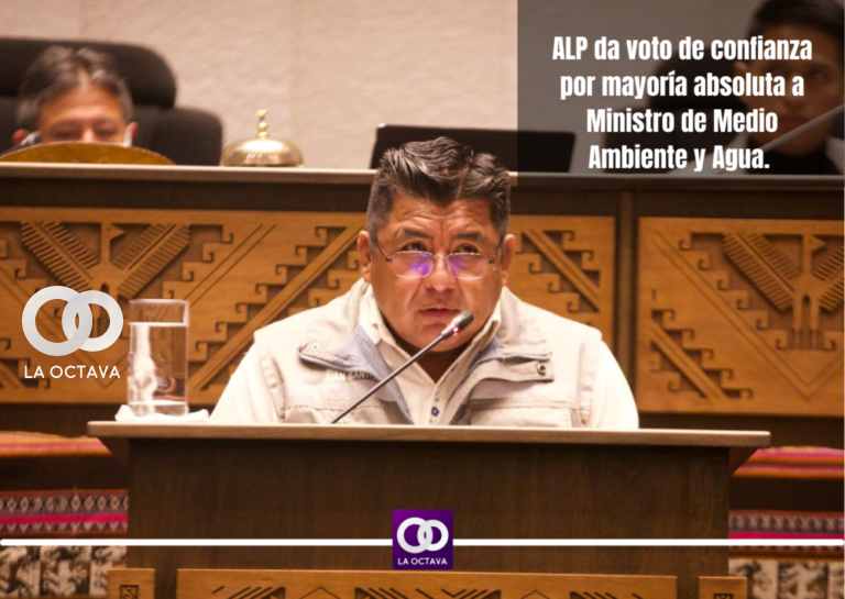ALP da voto de confianza por mayoria interpelación del Ministro de Medio Ambiente y Agua