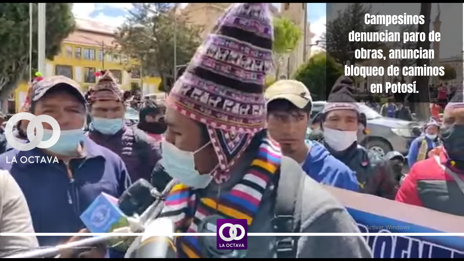 Campesinos denuncian paro de obras, anuncian bloqueo de caminos en Potosí.