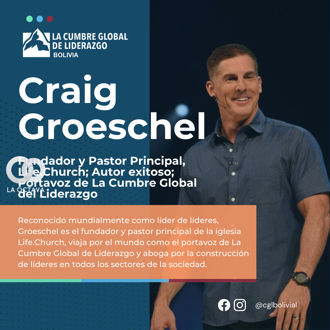 Craig Groeschel es el fundador y pastor principal de la iglesia Life.Church,