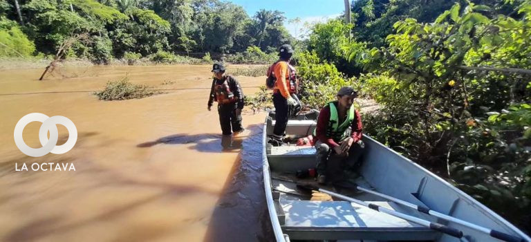Equipo de rescate de la Gobernación de Santa Cruz