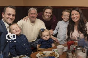 David Bennett y su familia