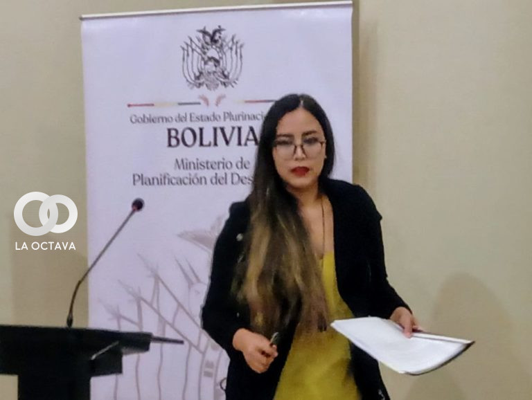 Gabriela Mendoza, Ministra de Planificación del Desarrollo.