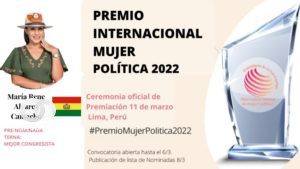 Diputada Álvarez nominada al premio “Mejor Mujer Política 2022”
