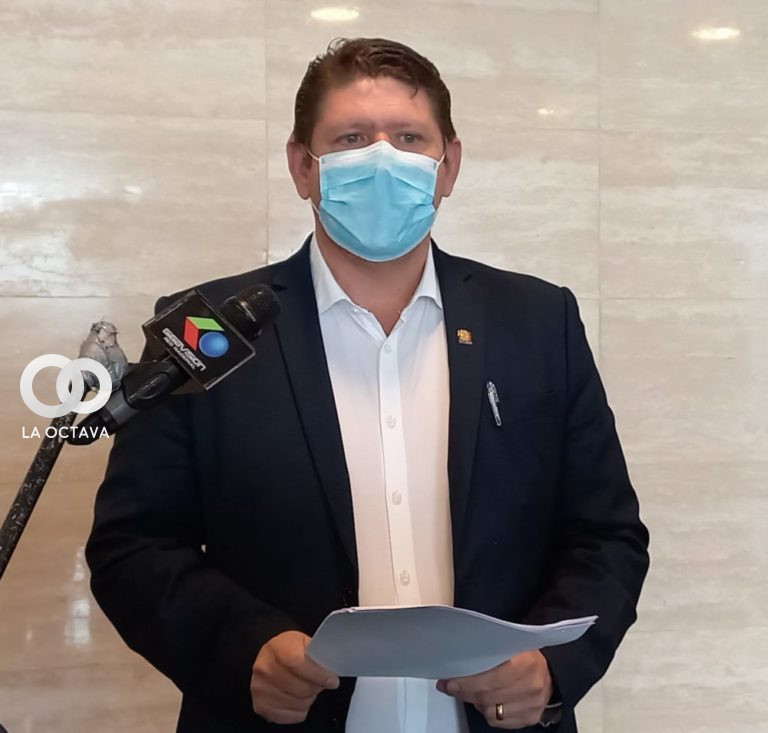 José Carlos Gutiérrez, Jefe de la bancada de Diputados de Creemos.