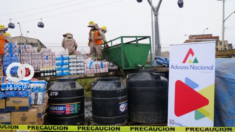 Destrucción de mercancía ilegal