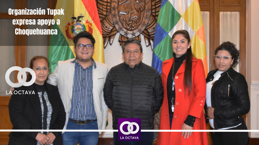 Organización Tupak expres a apoyo a Choquehuanca
