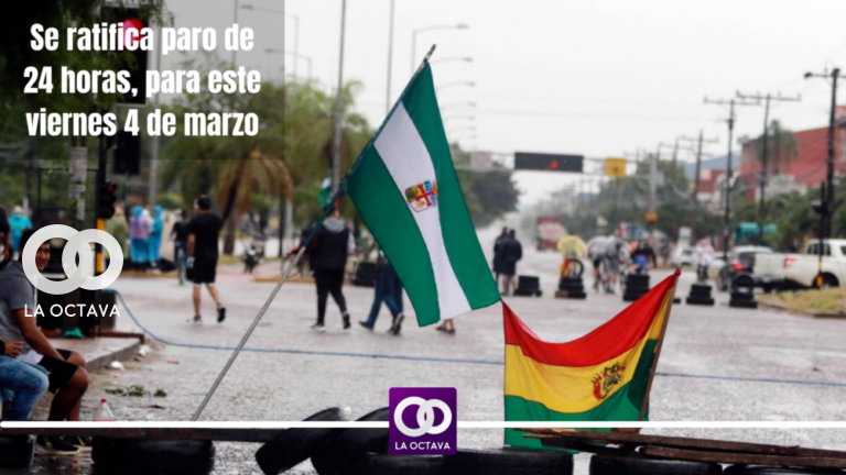 Se ratifica paro cívico para el 4 de marzo