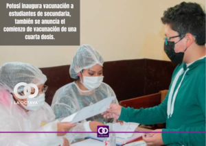 Potosí inaugura vacunación a estudiantes de secundaria, también se anuncia el comienzo de vacunación de la cuarta dosis