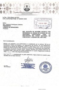 Carta de Petición.