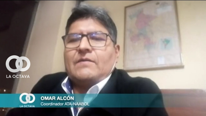 Omar Alcón, Coordinador de la Navegación Aérea y Aeropuertos Bolivianos (NAABOL) en entrevista con La Octava. 